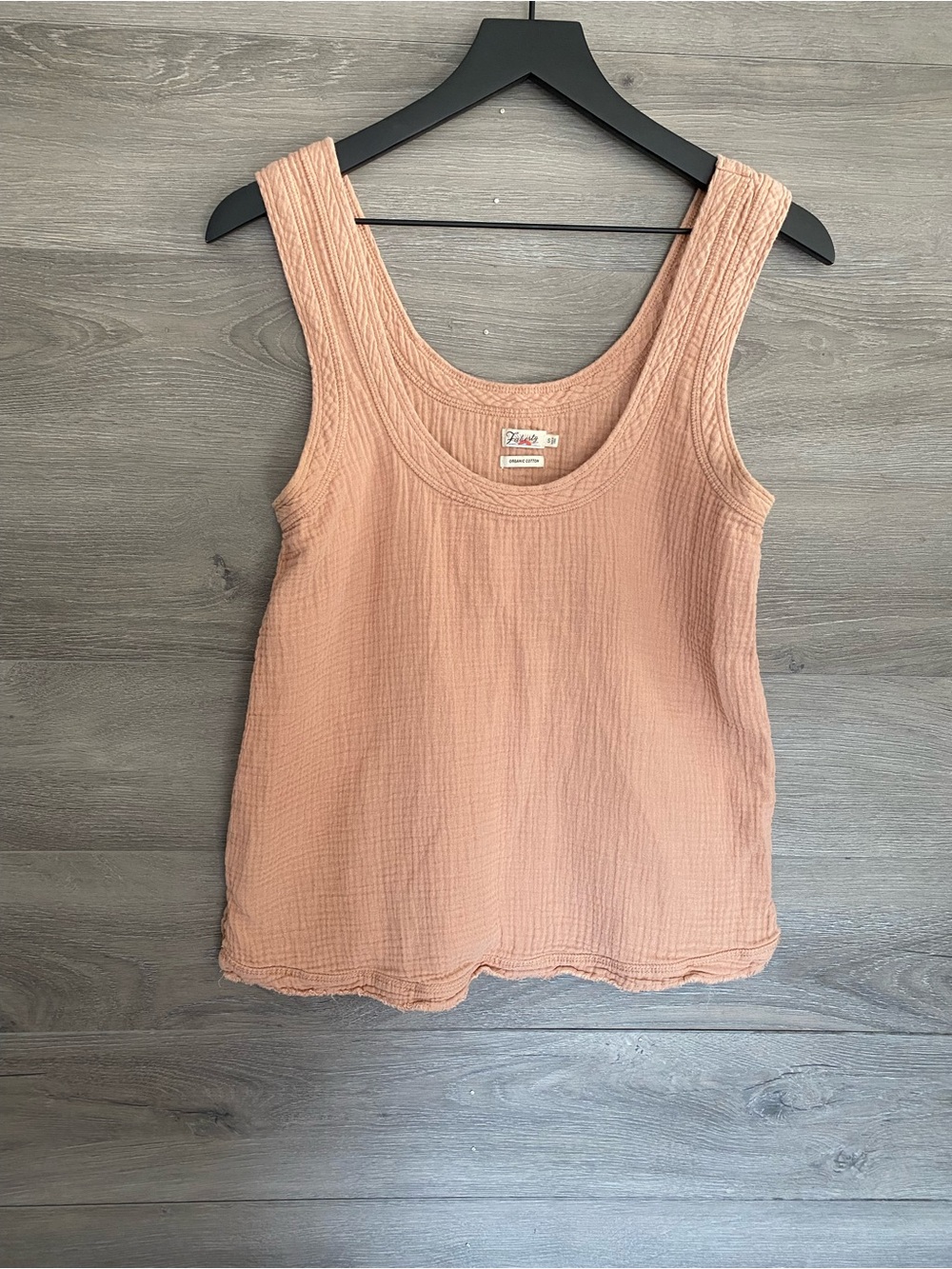 Faherty Organic Cotton Double Gauze Top